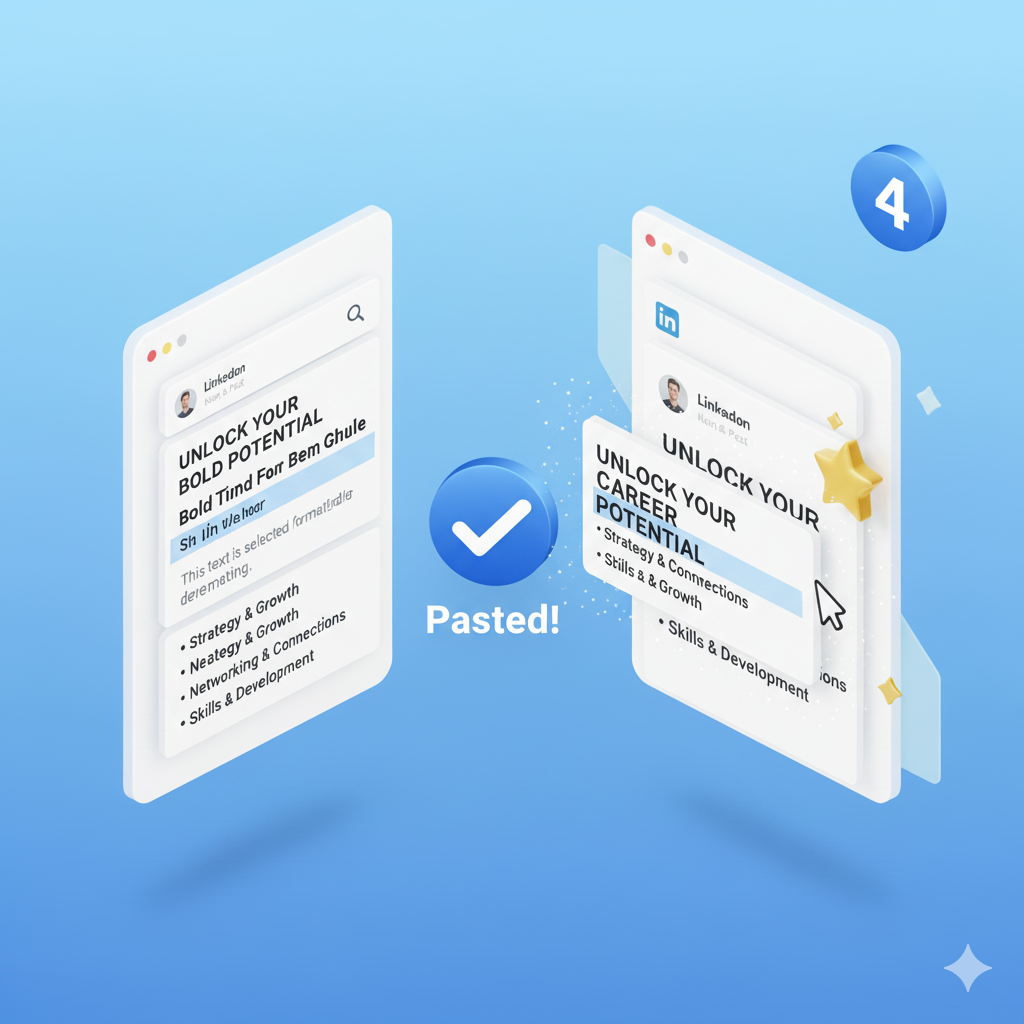 Paste to LinkedIn
